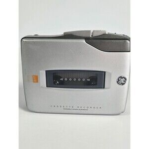 GE 3-5366A Cassette Player Recorder Variable Speed Tested Works Record Untested